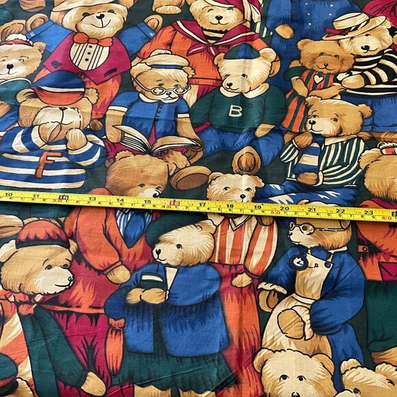 Teddy Bear Fabric Dressed Adult Outfit Sailor Nurse Grandpa Grandma 2.5 yd - Picture 3 of 5